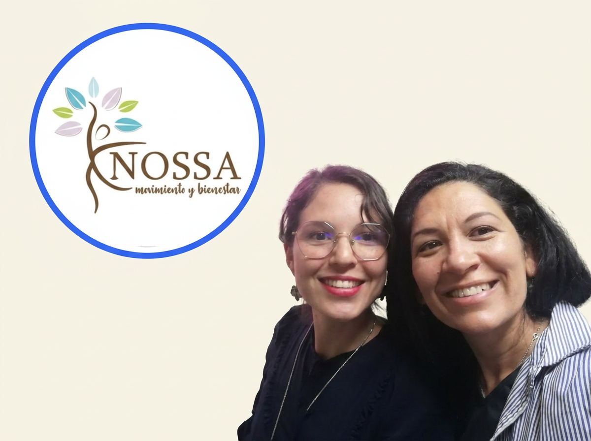 Karina with Nossa team — movimiento y bienestar